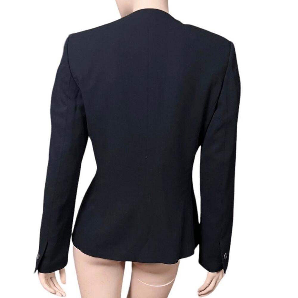 Luciano Barbera Black Jacket for Bergdorf Goodman Sz 42 100% Wool Made in Italy - Picture 6 of 15